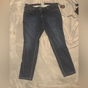 Ava & Viv Dark Denim Skinny Jeans 20W